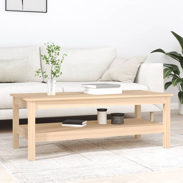 vidaXL Table basse 110x50x40 cm Bois massif de pin