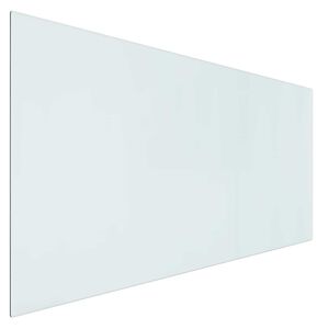 vidaXL Plaque en verre de chemin&eacute;e Transparent 120 x 60 cm Verre