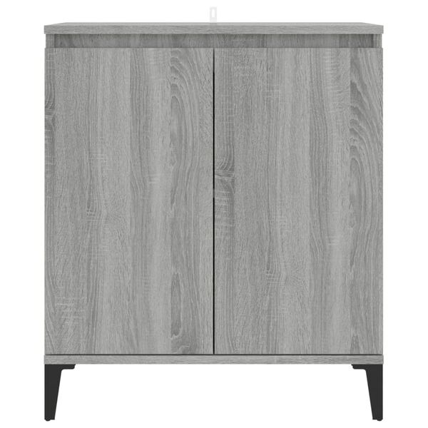 vidaXL Buffet Sonoma gris 60x35x70 cm Bois d'ing&eacute;nierie