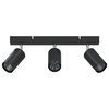 vidaXL Spot de plafond Noir 38 x 5,5 x 16,5 cm M&eacute;tal