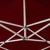 vidaXL Tente de réception pliable Aluminium 3 x 3 m Bordeaux