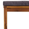 vidaXL Salon de jardin 8 pcs avec coussin Bois d'acacia solide