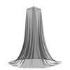 vidaXL Ciel de lit anti-moustiques 3 pc 156 mesh Noir ⌀56 x 220 cm