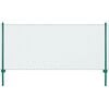 vidaXL Cl&ocirc;ture en grillage m&eacute;tallique avec poteaux Acier 25x0,5 m Vert