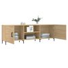 vidaXL Meuble TV ch&ecirc;ne sonoma 150x30x50 cm bois d'ing&eacute;nierie