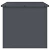 vidaXL Boîte de Rangement Extérieure Anthracite 55 x 50,5 x 50 cm