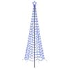 vidaXL Sapin de No&euml;l LED en spirale avec piquet EKENAS 250 cm 370 LED