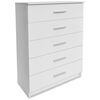 vidaXL Meuble de rangement Bois d'ing&eacute;nierie 71x35x106 cm Blanc