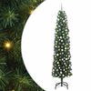 vidaXL Sapin de No&euml;l artificiel Vert 210 cm PVC et acier et plastique