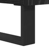 vidaXL Table basse Ch&ecirc;ne noir 55 x 55 x 36,5 cm Bois d'ing&eacute;nierie