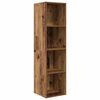 vidaXL Ensemble meuble TV Montage mural Bois Ancien 37 x 37 x 142,5 cm