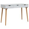 vidaxl Table de Toilette FAUSKE Blanc 112 x 50 x 78 cm