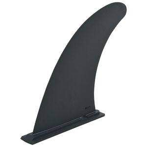 vidaXL Aileron central de planche &agrave; pagaie 18,3x21,2 cm Plastique Noir