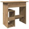 vidaXL Bureau chêne artisanal 80x45x74 cm bois d'ingénierie