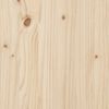 vidaXL T&ecirc;te de lit avec rangement 100 cm bois massif de pin