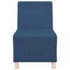 vidaXL Unit&eacute; de Sofa Modulaire Sans Accoudoirs 2 pcs Bleu