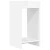vidaXL Support de Plante Blanc 30 x 30 x 60 cm Bois d&rsquo;ing&eacute;nierie