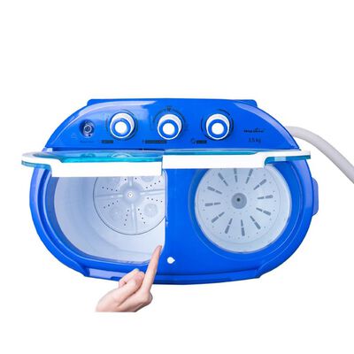 Mestic Lave-linge portable 2 en 1 MW-120 Bleu et blanc 250 W