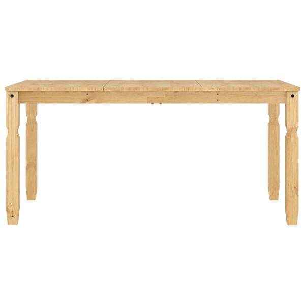 vidaXL Table à manger Corona 160x80x75 cm bois massif de pin