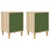 vidaXL Table de chevet GELEEN 2 pc Ch&ecirc;ne Sonoma 36 x 33 x 50 cm
