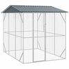 vidaXL Cage pour oiseaux Anthracite 227 x 310 x 247 cm Acier galvanis&eacute;