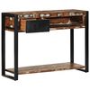 vidaXL Table console multicolore 100x35x75 cm bois massif r&eacute;cup&eacute;ration