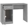 vidaXL Bureau avec tiroir et armoire Sonoma gris 100x40x73 cm