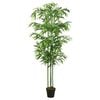 vidaXL Bambou artificiel 240 feuilles 80 cm vert