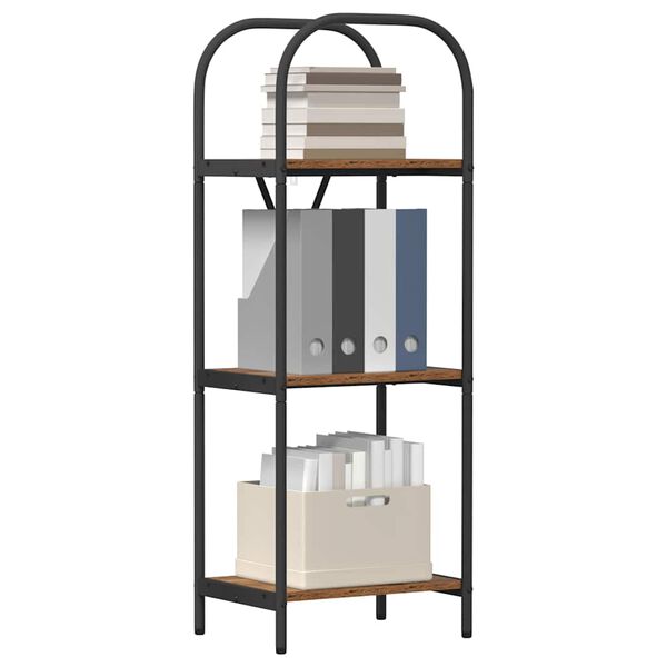 vidaXL &Eacute;tag&egrave;re Bois ancien 40 x 30 x 109 cm Bois d'ing&eacute;nierie