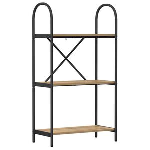 vidaXL &Eacute;tag&egrave;re 3 niveaux 60 x 30 x 109 cm Bois d'ing&eacute;nierie