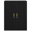 vidaXL Meuble mural Ch&ecirc;ne noir 69,5 x 34 x 90 cm Bois d'ing&eacute;nierie