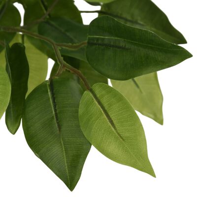 vidaXL Ficus artificiel 630 feuilles 120 cm vert