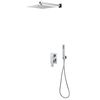 vidaXL Syst&egrave;me de douche Acier inoxydable 201 Argent&eacute;