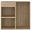 vidaXL Armoire cosm&eacute;tique Ch&ecirc;ne sonoma 80x40x75 cm Bois d'ing&eacute;nierie