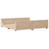 vidaXL Cadre de lit sans matelas 180x200 cm bois massif de pin