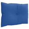vidaXL Coussins de palette lot de 3 bleu royal tissu