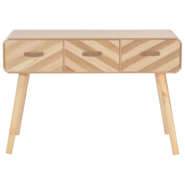 vidaXL Table console 100 x 35 x 68 cm Bois massif
