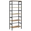 vidaXL &Eacute;tag&egrave;re 4 niveaux 60 x 29,5 x 149 cm Bois d'ing&eacute;nierie