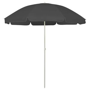 vidaXL Parasol de plage anthracite 240 cm