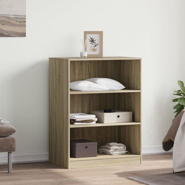 vidaXL Garde-robe ch&ecirc;ne sonoma 77x48x102 cm bois d'ing&eacute;nierie