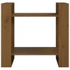 vidaXL Bibliothèque/Cloison Marron miel 60x35x57 cm Bois massif