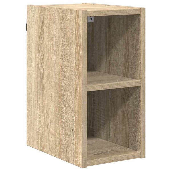 vidaXL Armoire suspendue avec stockage Ch&ecirc;ne Sonoma 20 x 29,5 x 40 cm