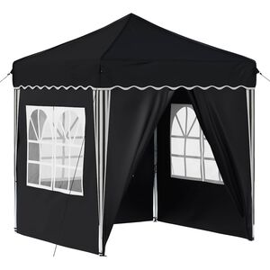vidaXL Tente de f&ecirc;te pop-up 195 x 195 x 245 cm Anthracite Tissu Oxford