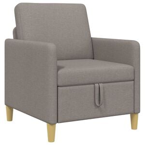 vidaXL Sofa avec rangement Taupe 72 x 78 x 87 cm Polyester
