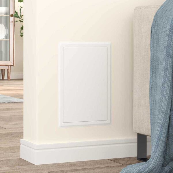 vidaXL Panneau d'Acc&egrave;s Blanc 33 x 23 x 3 cm Acier