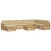 vidaXL Ensemble de canap&eacute;s d'ext&eacute;rieur 9 pc Blanc et Beige