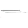 vidaXL Cadre d'auvent Blanc 3,5 x 2 m M&eacute;tal