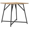 vidaXL Ensemble de tables d'appoint 2 pcs Ch&ecirc;ne artisanal et noir