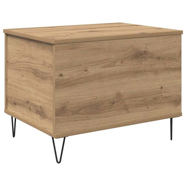vidaXL Table basse Ch&ecirc;ne artisanal 60 x 44,5 x 45 cm Bois d'ing&eacute;nierie