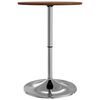 vidaXL Table de bar marron foncé Ø50x89,5 cm bois massif de chêne